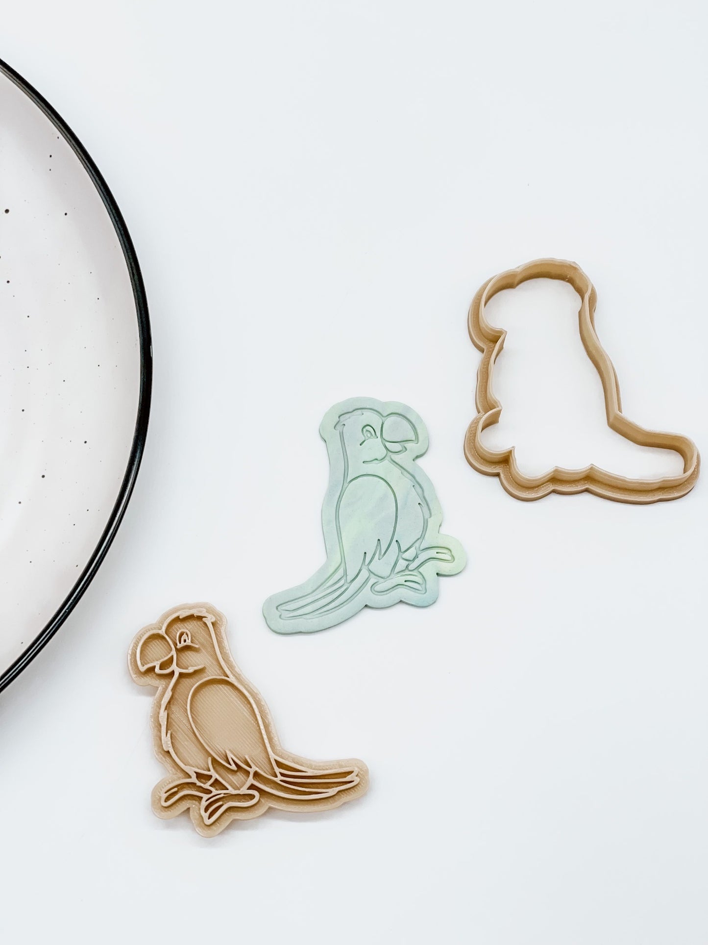 Parrot Cookie Stamp and Cutter