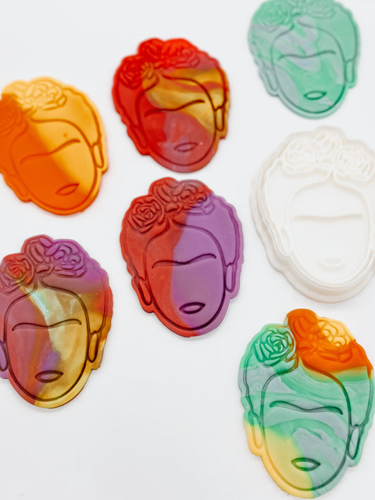 Frida Kahlo Cookie Stamp and Cutter