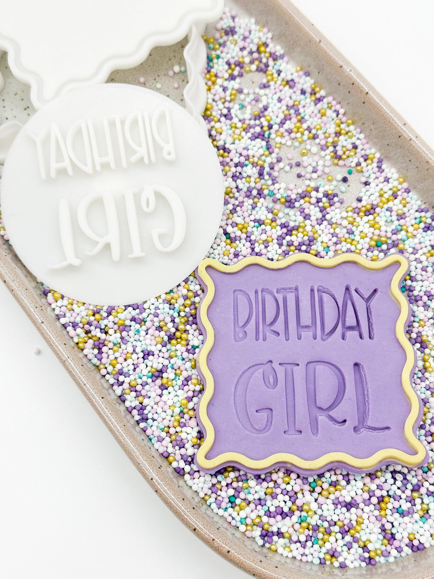 Birthday Girl Cookie Stamp