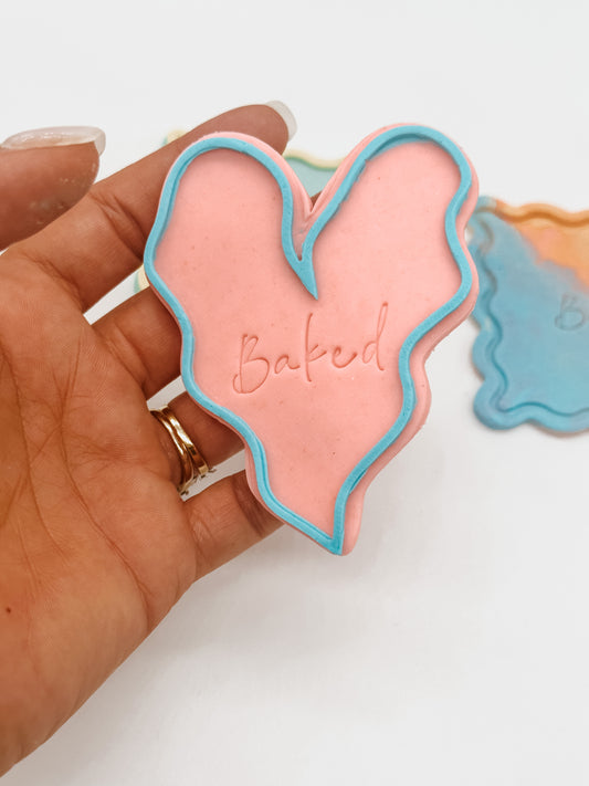 Heart Burst Cookie Stamp and Cutter