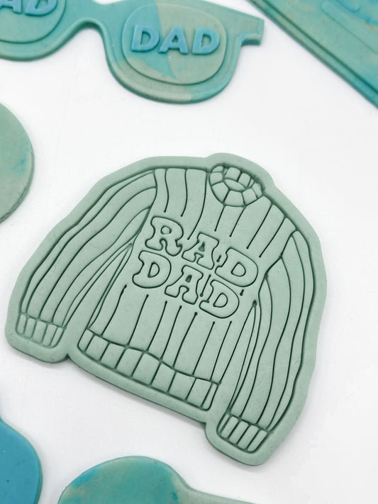 Rad Dad Jumper Cookie Stamp and Cutter