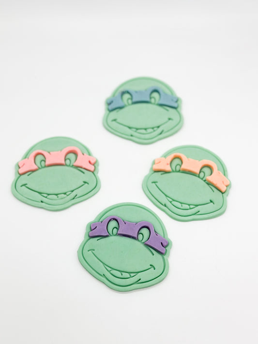TMNT Turtle Cookie Stamp and Cutter