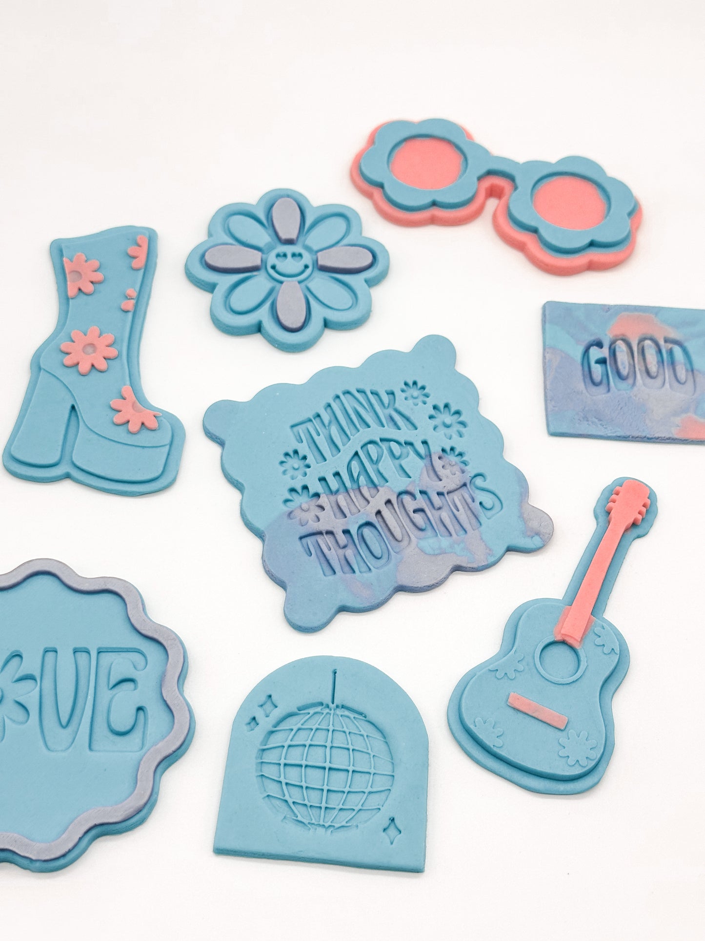 Groovy Smile Flower Cookie Stamp and Cutter