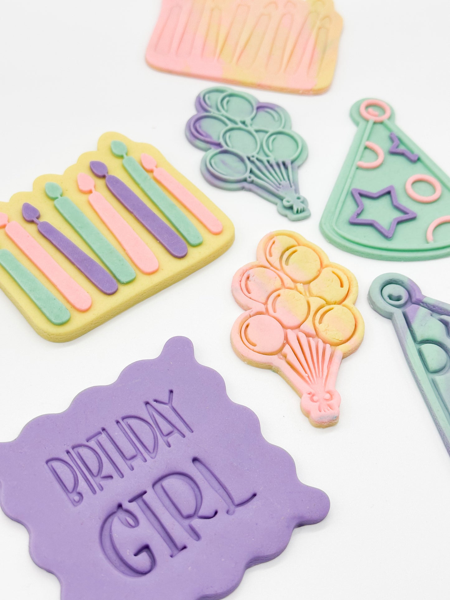 Party Balloons Cookie Stamp and Cutter