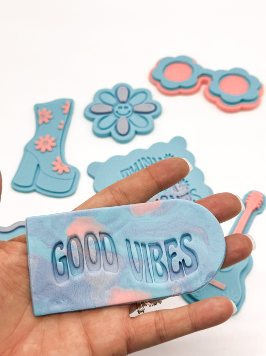 Good Vibes Cookie Stamp