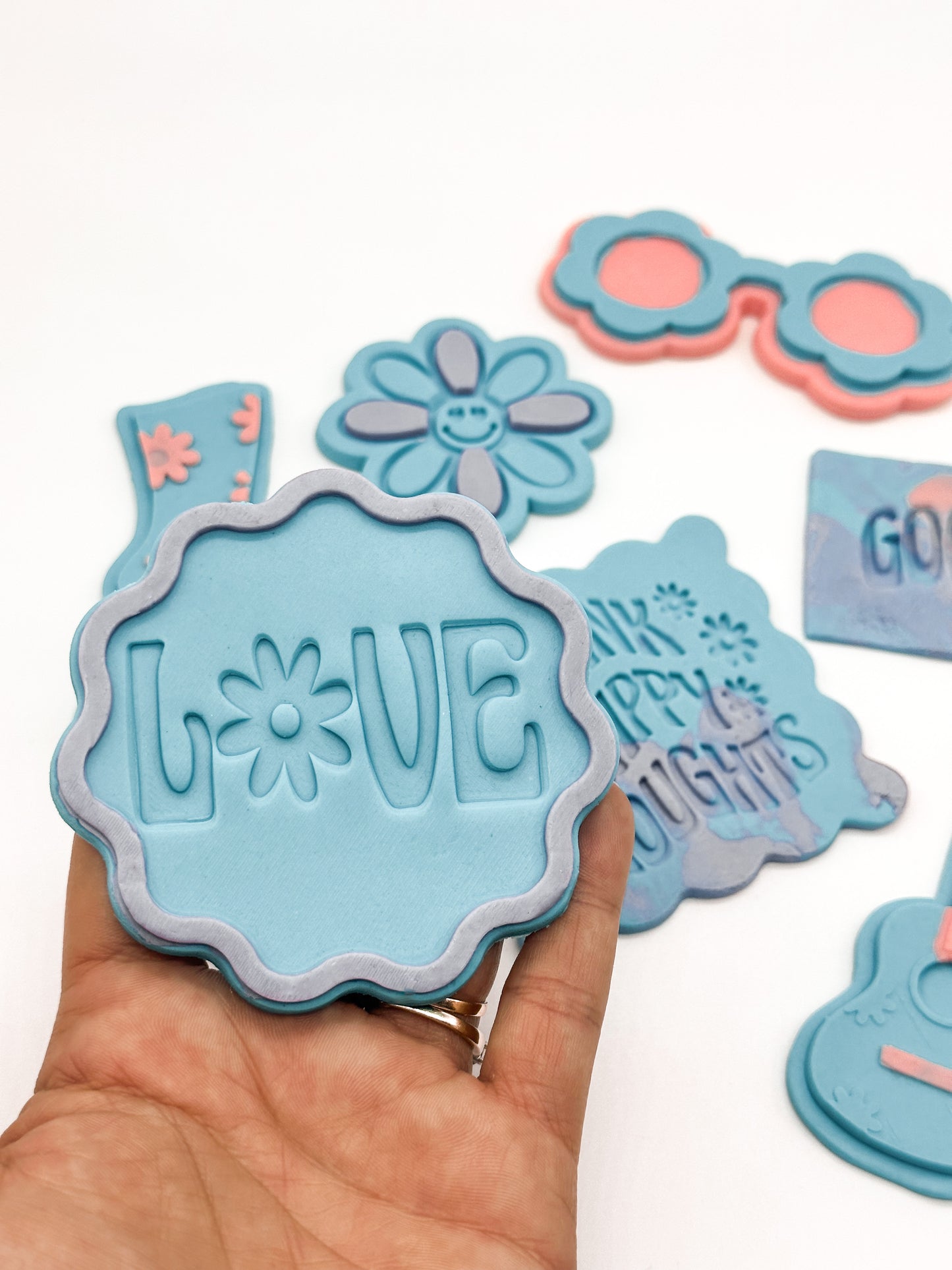 Love Groovy Cookie Stamp