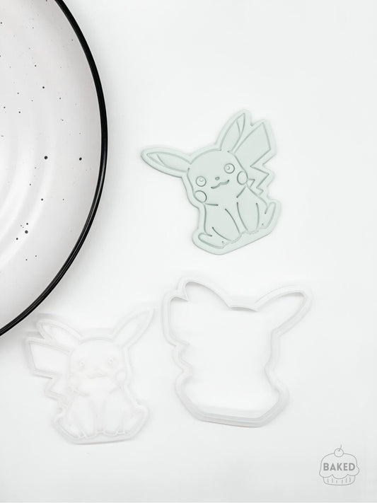 Pikachu Cookie Stamp and Cutter