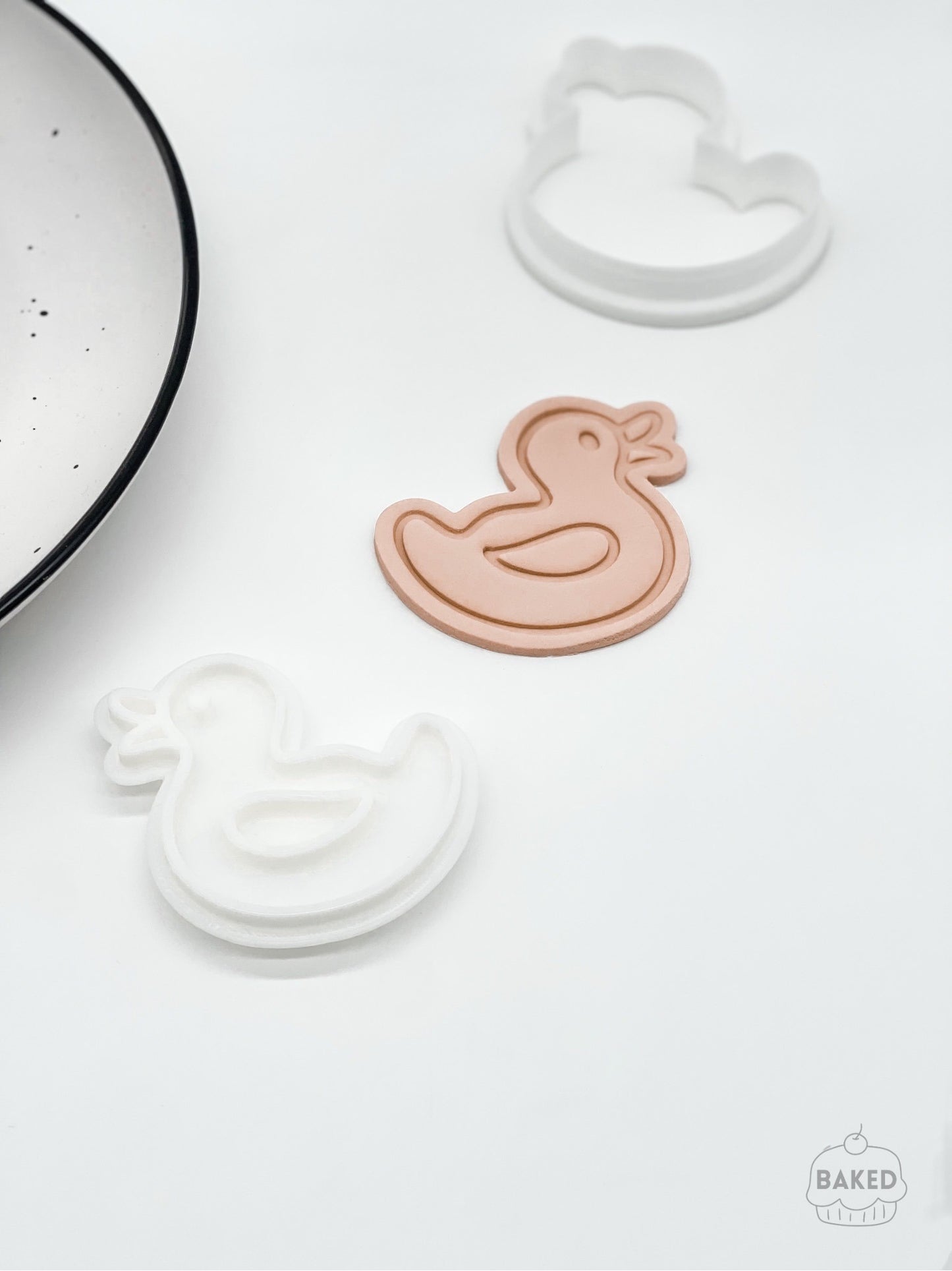 Rubber Duck Cookie Stamp and Cutter