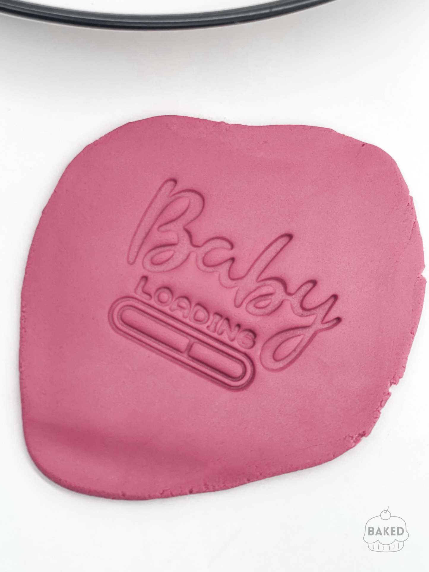 Baby Loading Cookie Stamp