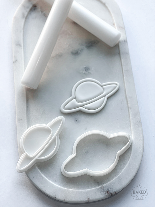 Saturn Cookie Stamp and Cutter