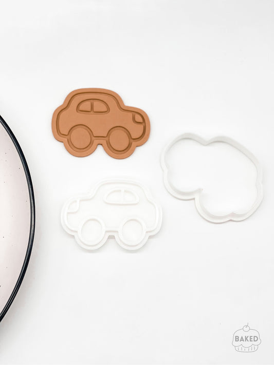 Toy Car Cookie Stamp and Cutter