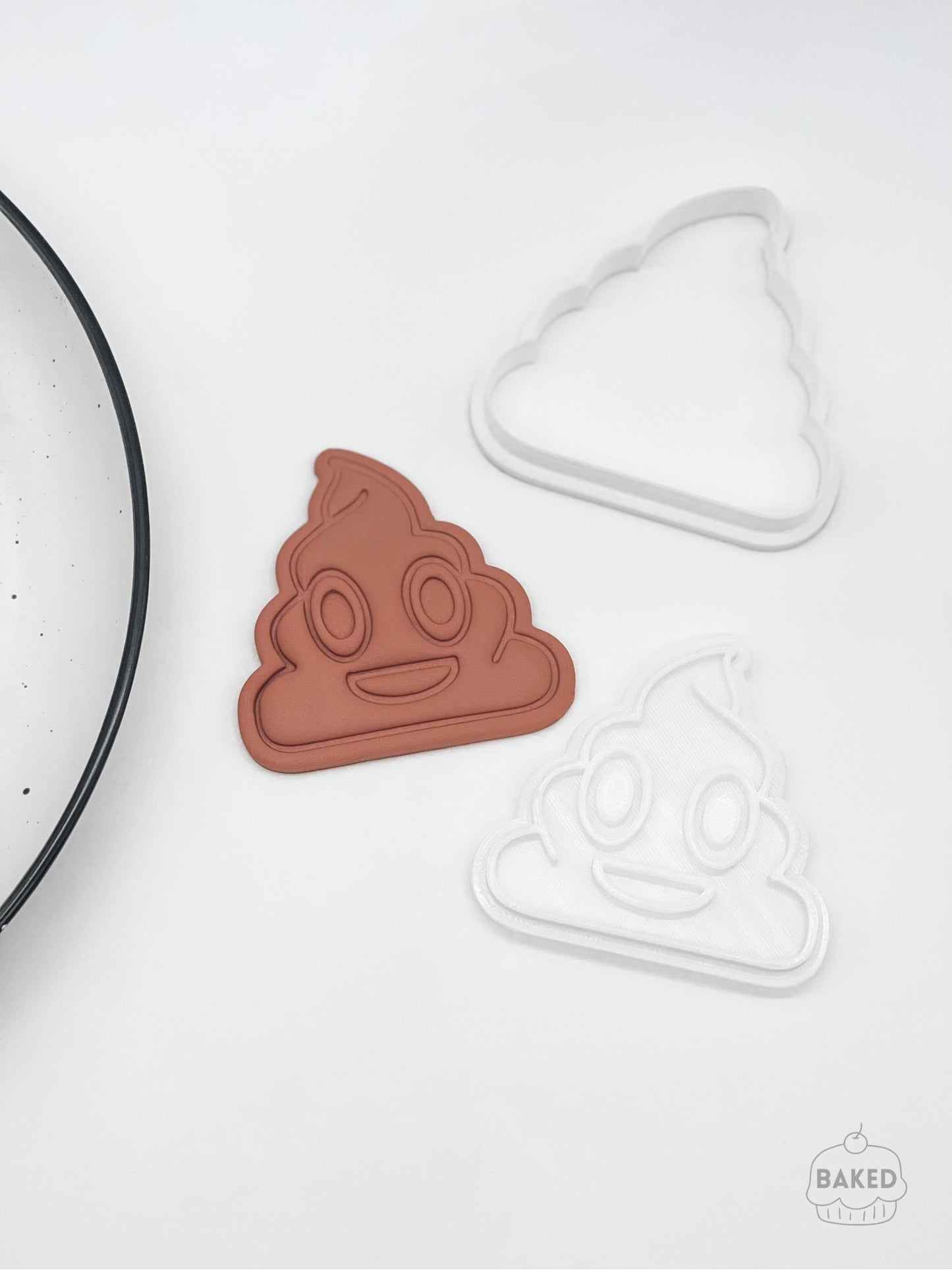 Poop Emoji Cookie Stamp and Cutter