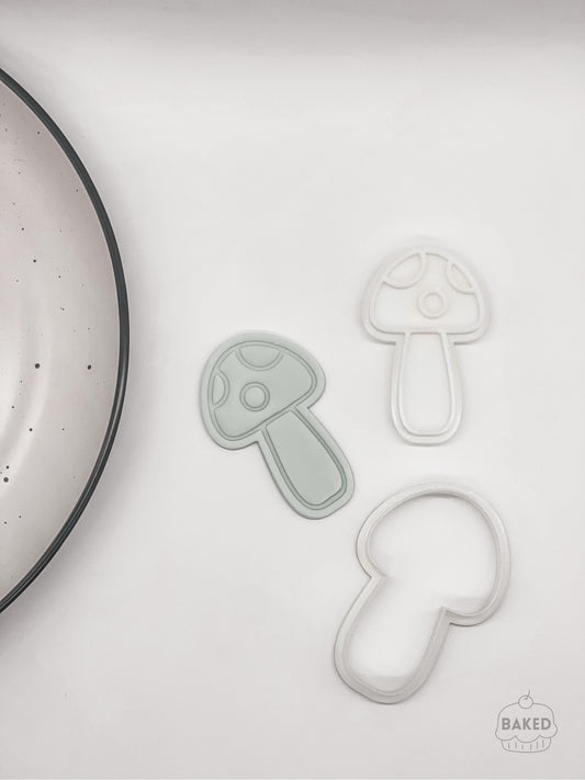 Mushroom Cookie Stamp and Cutter