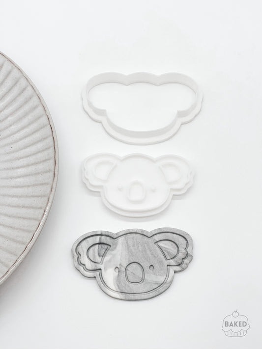 Koala Cookie Stamp and Cutter