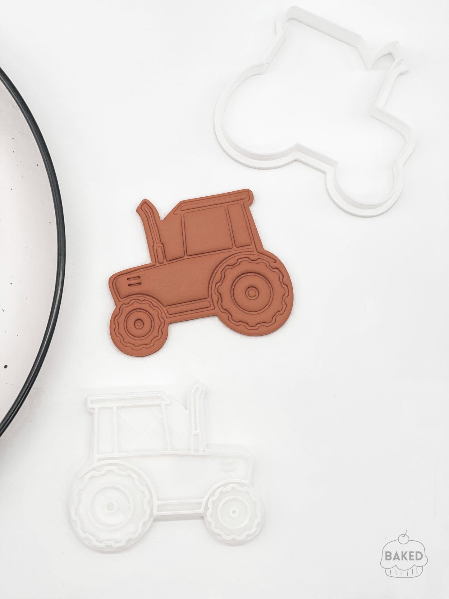 Tractor Cookie Stamp and Cutter