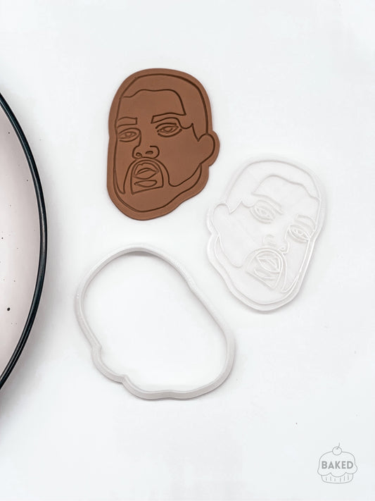 Kanye West Cookie Stamp and Cutter