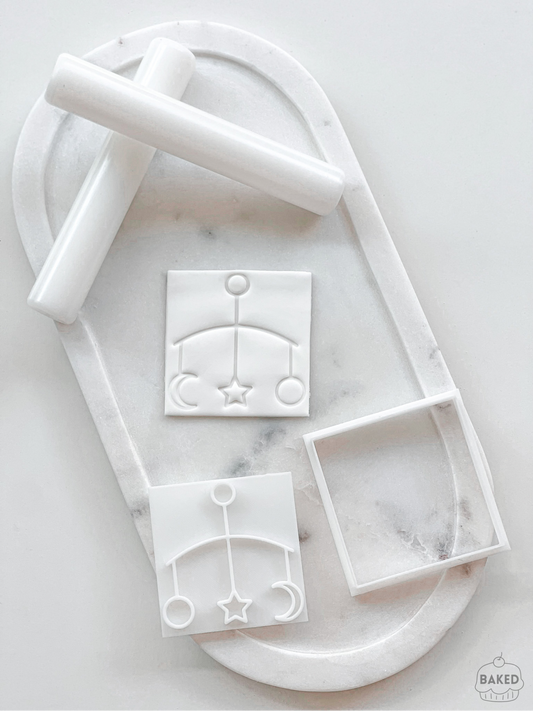 Baby Mobile Cookie Stamp and Cutter