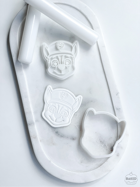 Chase Paw Patrol Cookie Stamp and Cutter