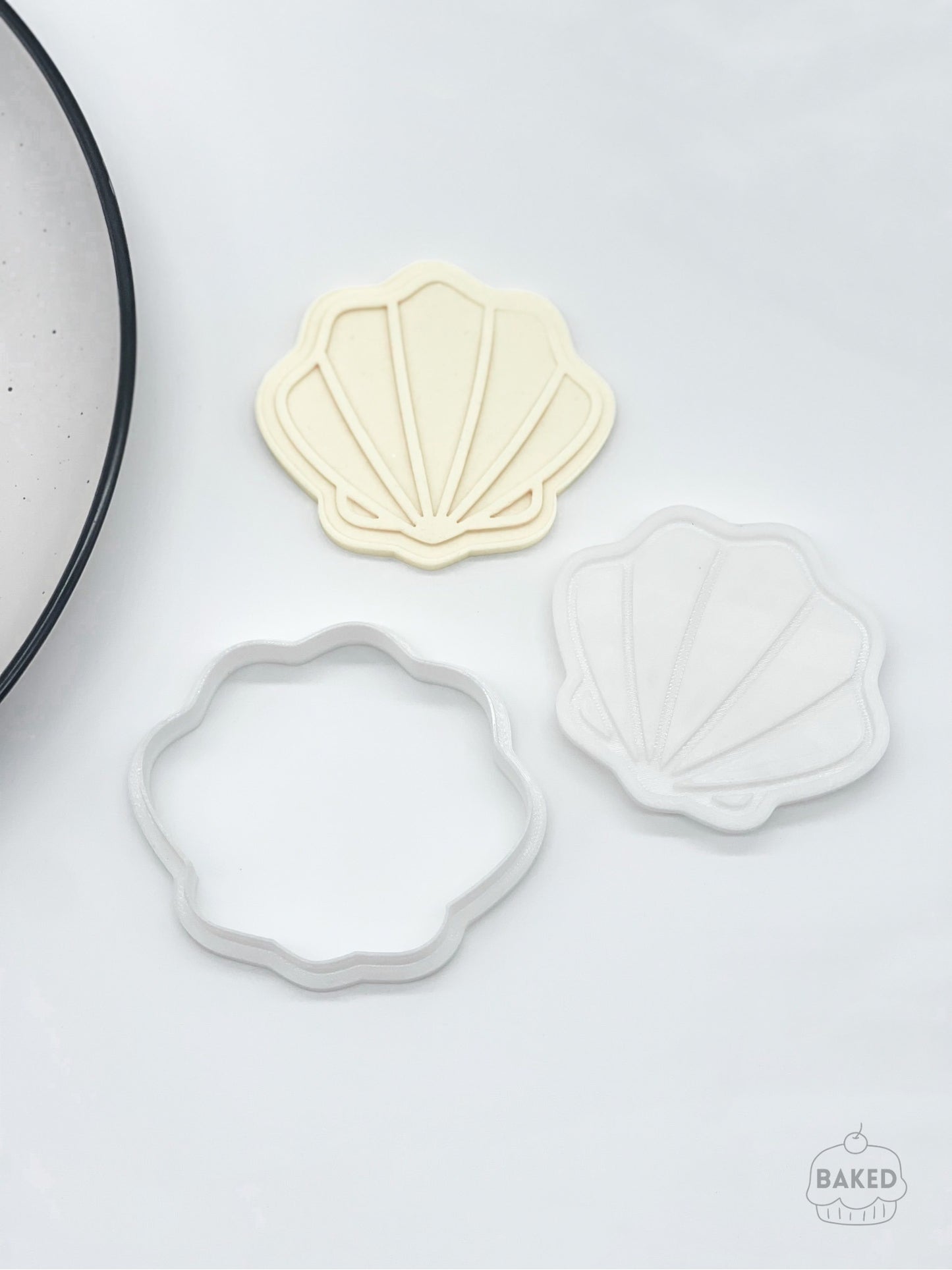 Clam 'Burst' Cookie Stamp and Cutter