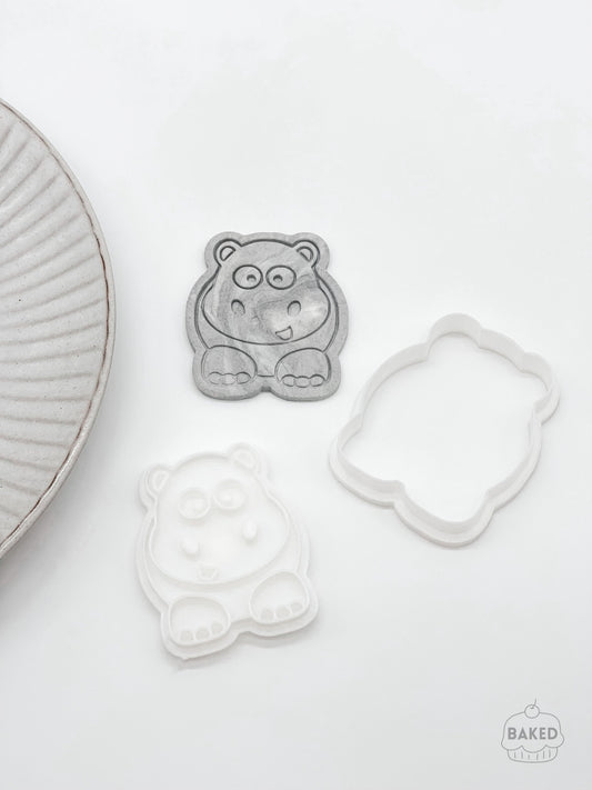 Hippo Cookie Stamp and Cutter