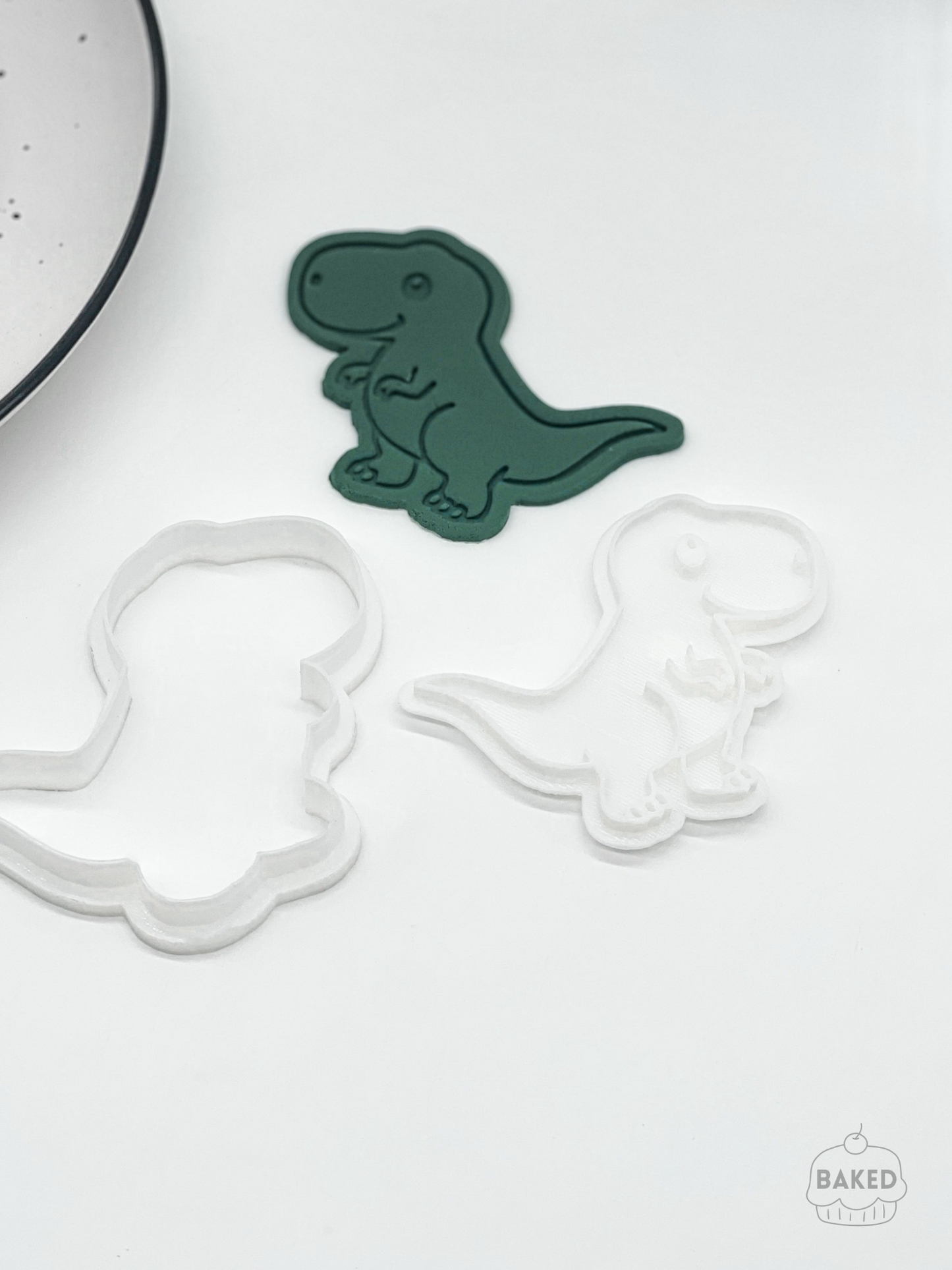 T-Rex Cookie Stamp and Cutter