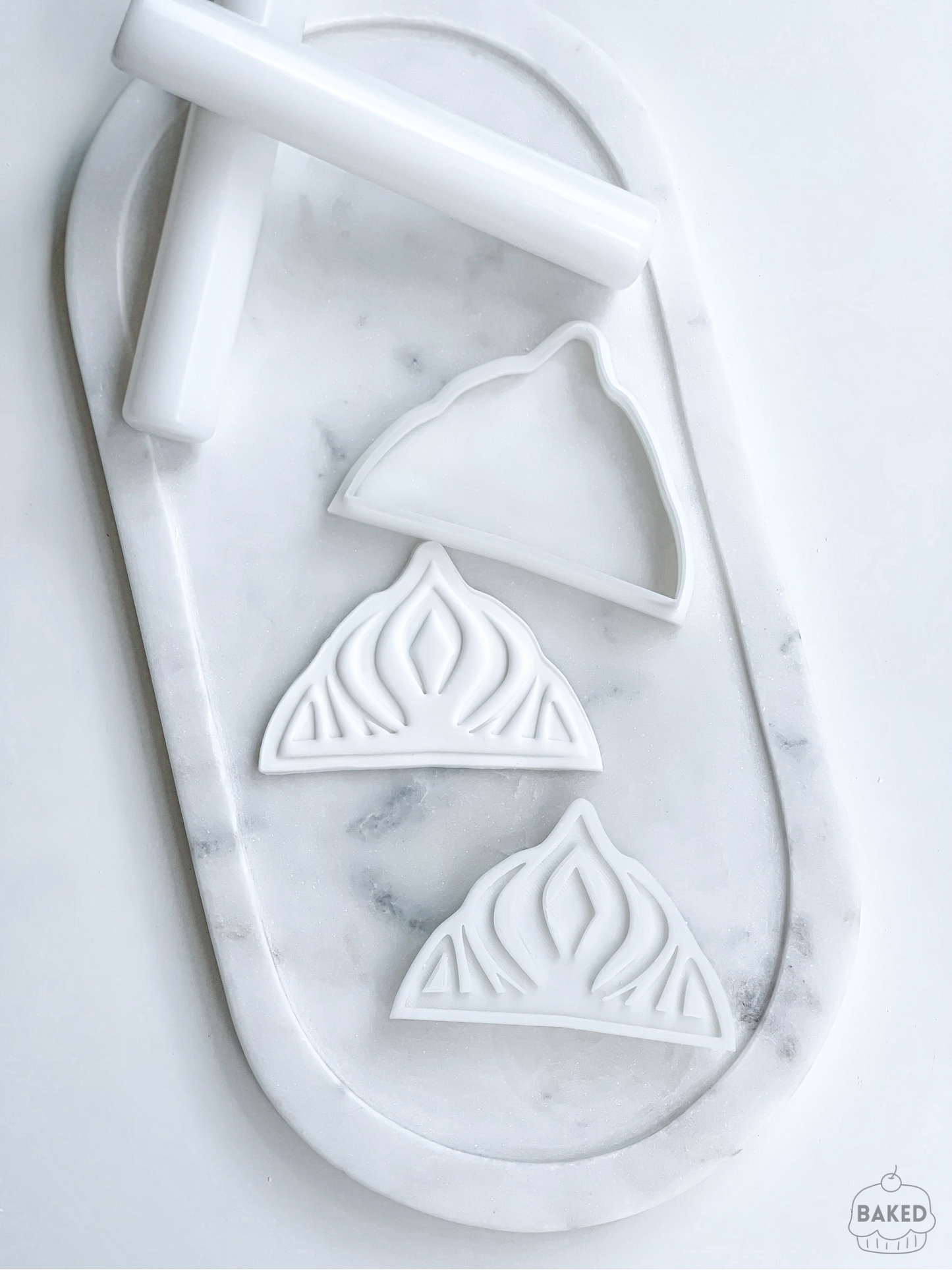 Elsa's Crown Cookie Stamp and Cutter