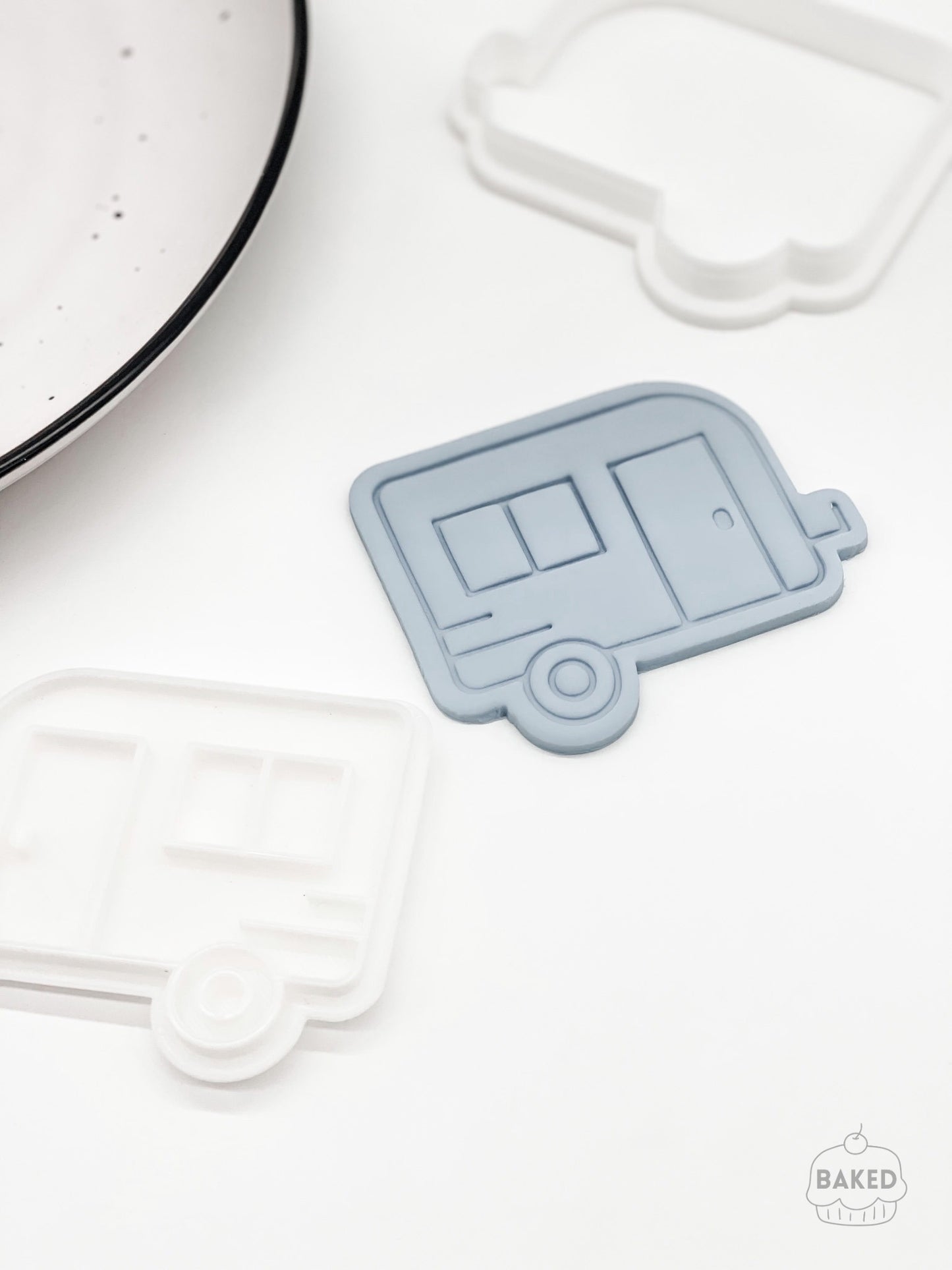 Caravan Cookie Stamp and Cutter