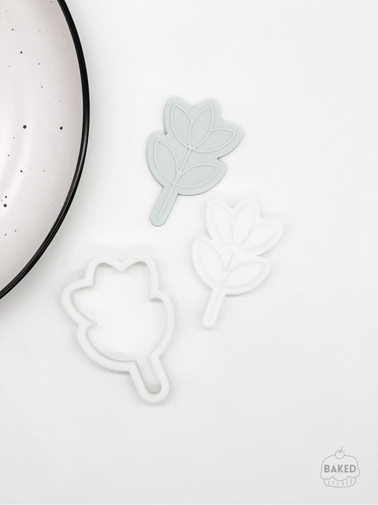 Penny 'Burst' Flower Cookie Stamp and Cutter