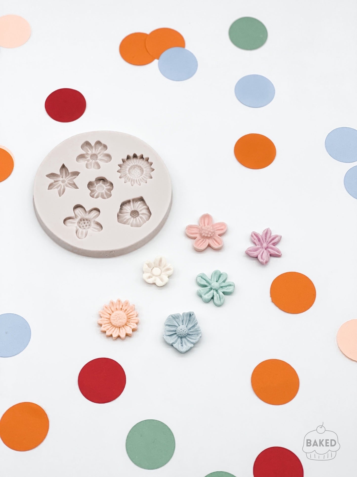 Summer Flowers Silicone Mould