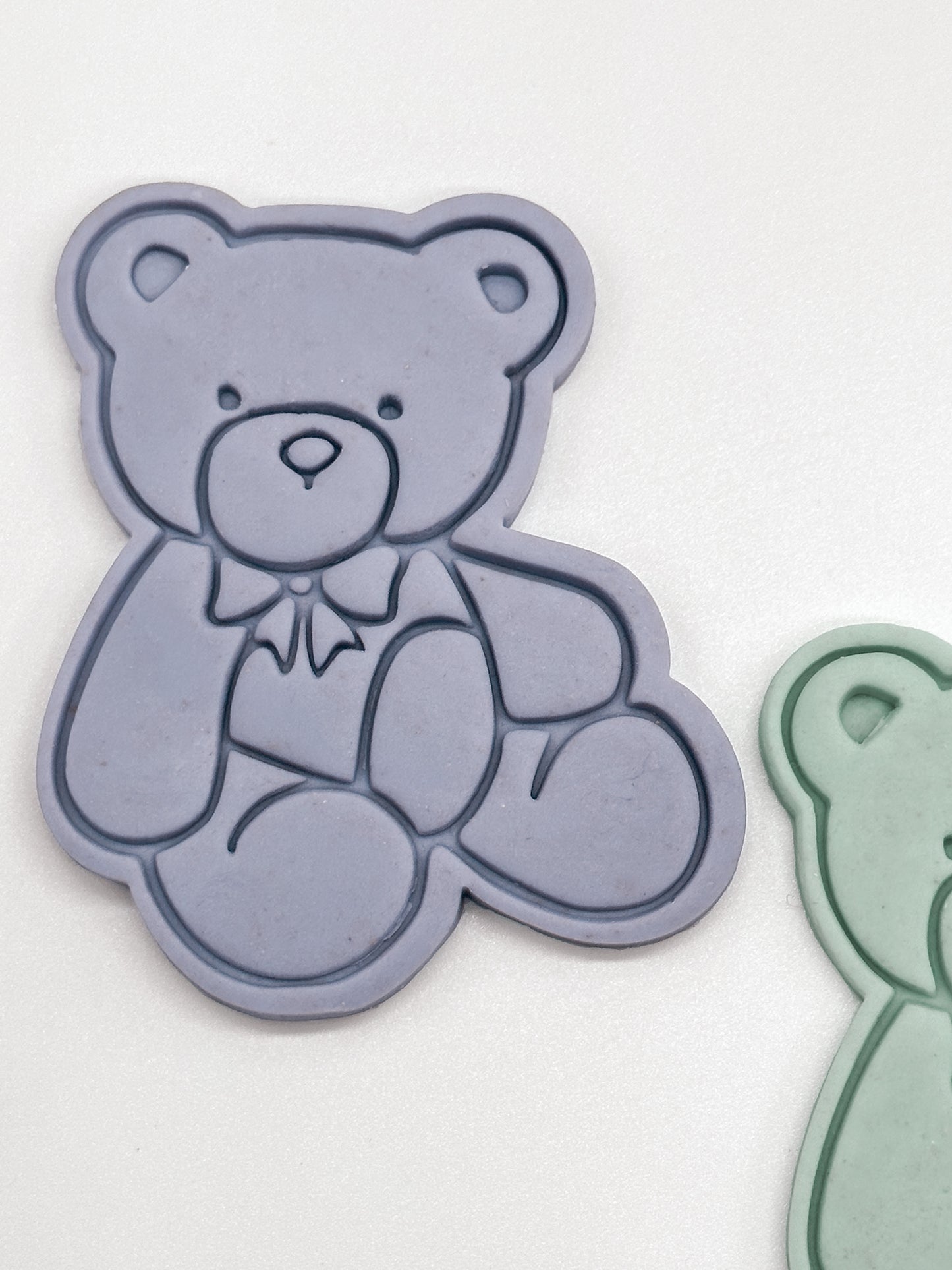 Bow Tie Teddy Cookie Stamp and Cutter