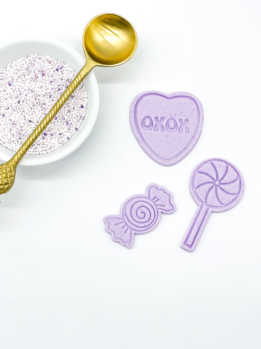 Mini Lolly Set of 3 Cookie Stamp and Cutter