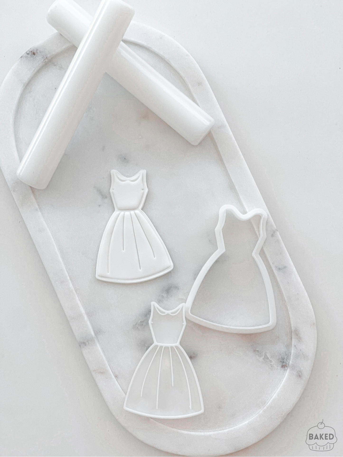 Dress Cookie Stamp and Cutter