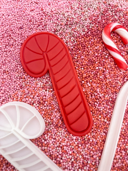 Candy Cane Cookie Stamp and Cutter