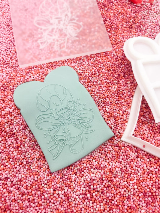 Candy Cane Acrylic Stamp