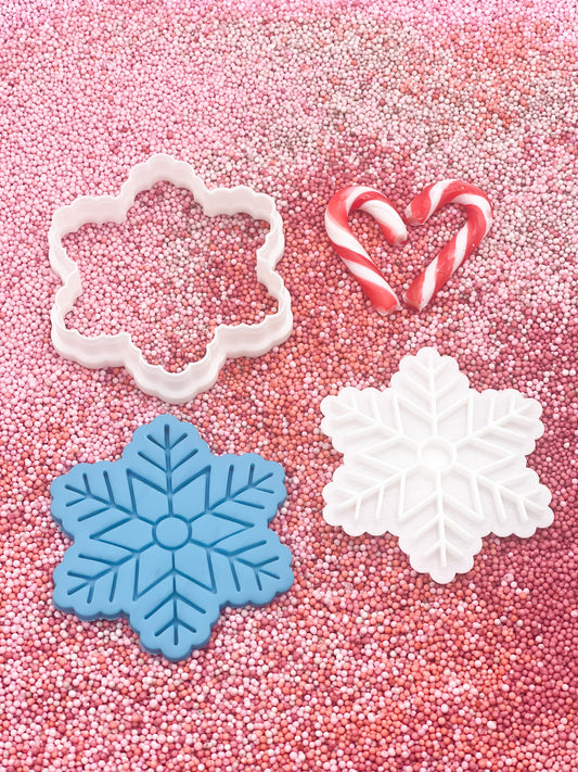 Starflake Cookie Stamp and Cutter