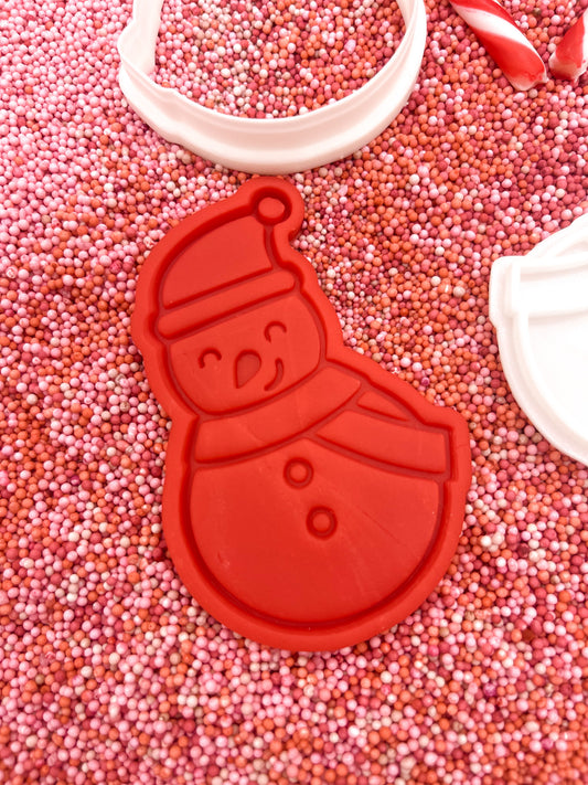 Snowman Cookie Stamp and Cutter