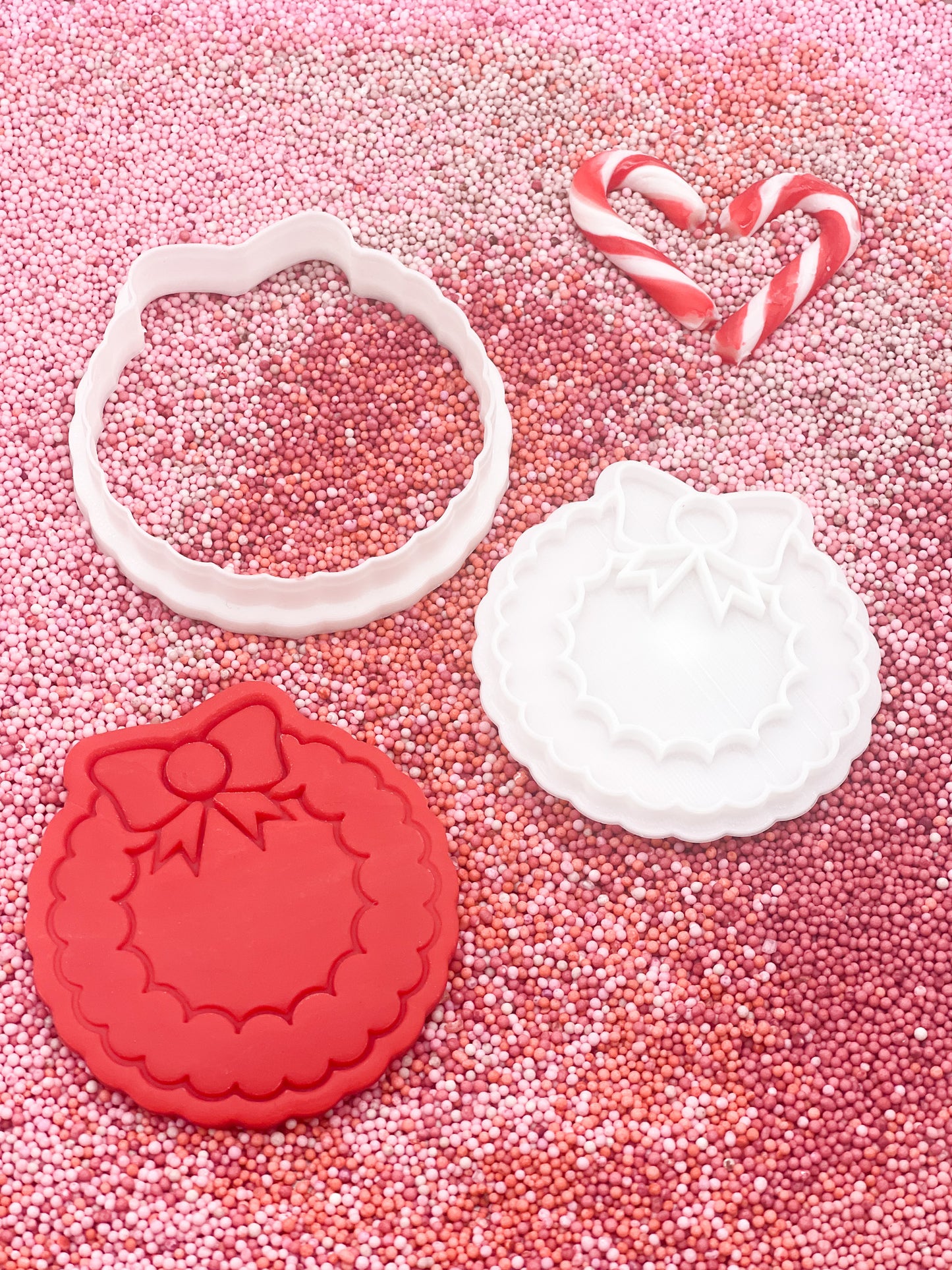 Wreath Cookie Stamp and Cutter